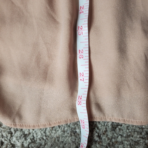 Worthington V-Neck Cuffed Sleeve Tie Waist Tunic Blouse Women's Medium EUC - Picture 4 of 16